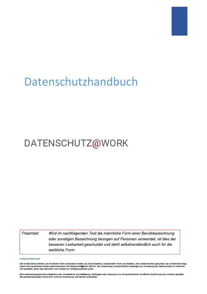 Datenschutzhandbuch